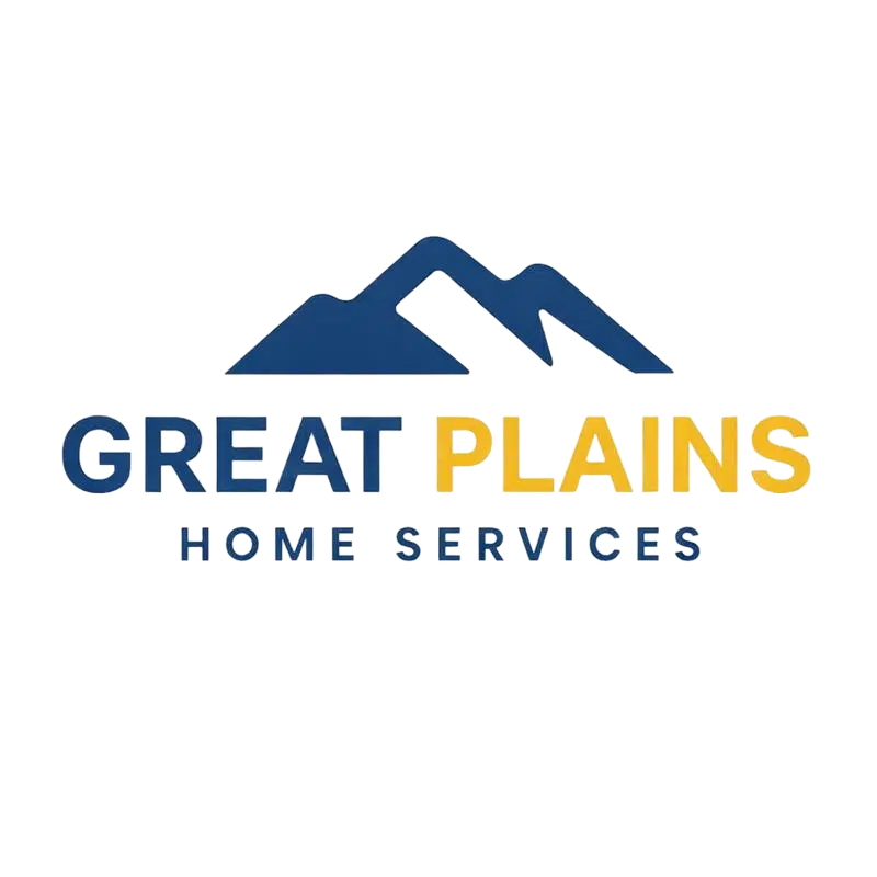 Great Plains Home Services Logo (Colorado Mountains) Great Plains Home Services logo with mountain icon