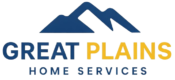 Great Plains Home Services logo with mountain icon